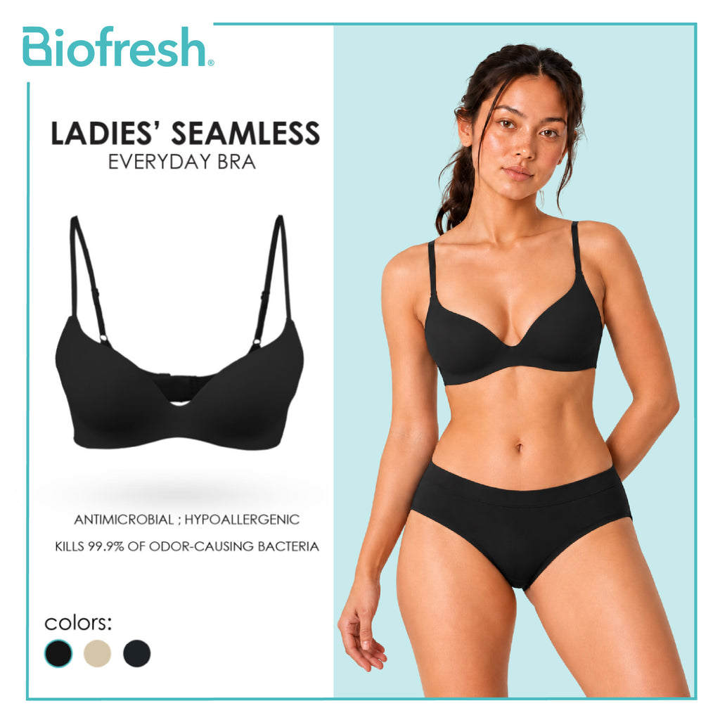 Biofresh Ladies’ Antimicrobial Seamless Everyday Bra 1 piece ULBR622