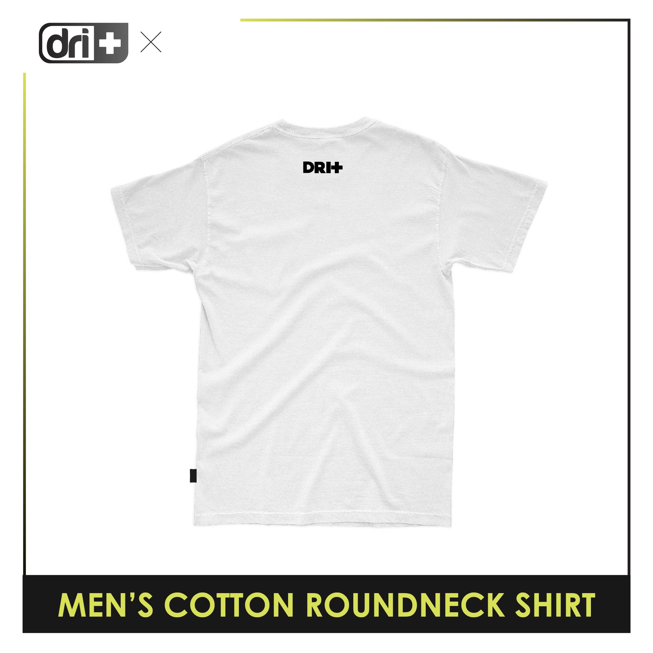Dri Plus x NFMCP Men's Anti-Odor Sweat Wicking Cotton Roundneck Shirt 1 pc EMCSRNFMCP1