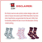Knit Adults OVERRUNS Cotton Crew Socks 1 pair KMCCO1