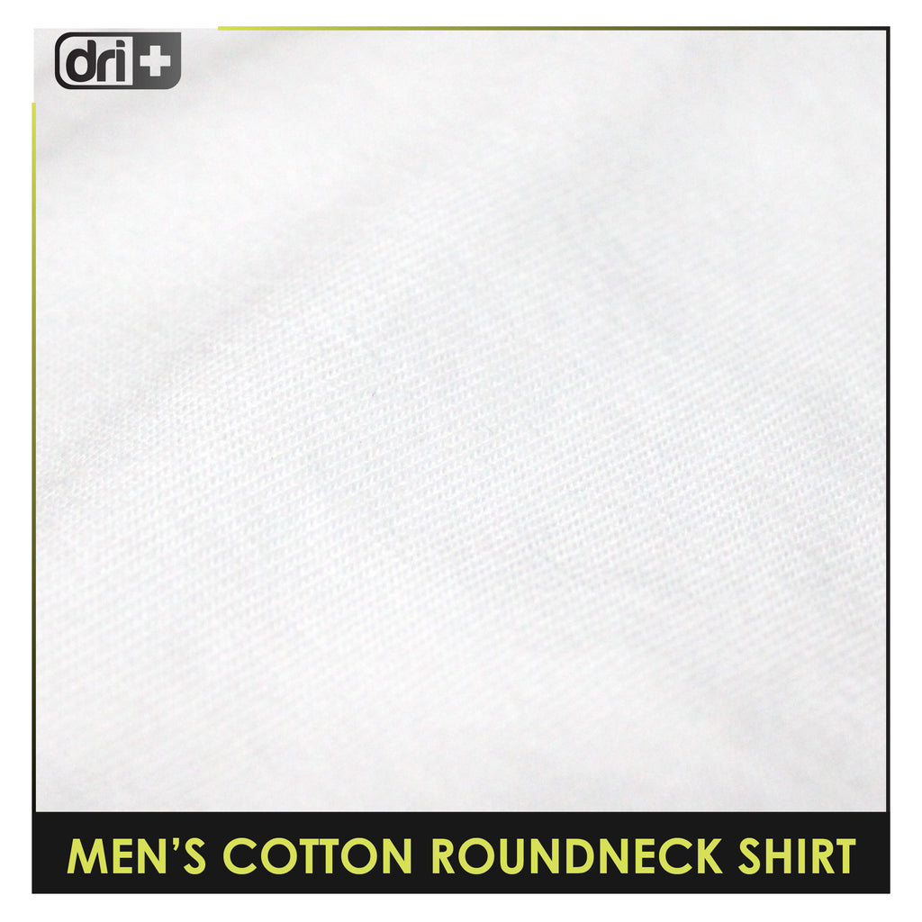 Dri plus Men's Cooltura Anti-Odor Sweat Wicking Cotton Roundneck Shirt Collection 1 piece DUMSRC614