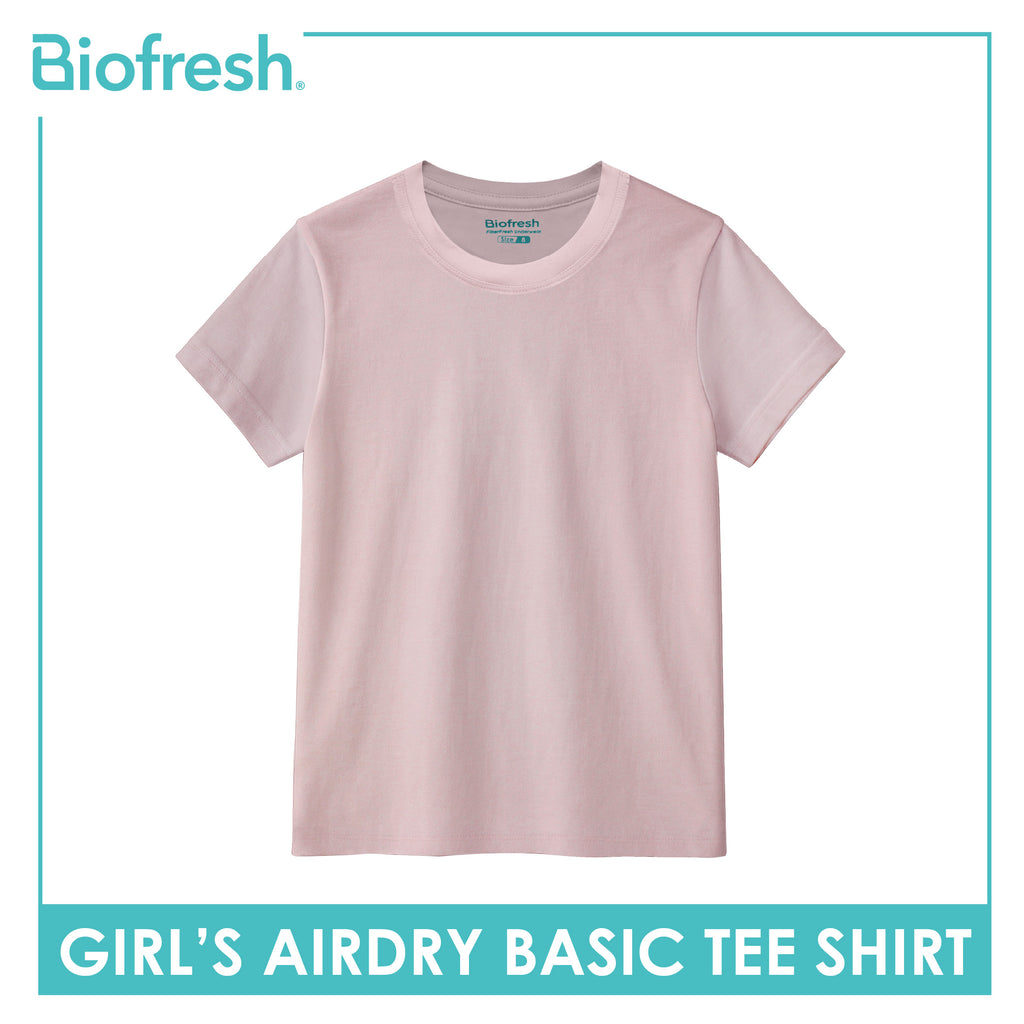 Biofresh Active Kids Girls AirDry Basic Tee Shirt 1 piece MUGSR531