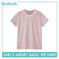 Biofresh Active Kids Girls AirDry Basic Tee Shirt 1 piece MUGSR531
