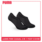 Puma Ladies’ Thin Casual Foot Cover Mesh 3 pairs in a pack PLCFG631