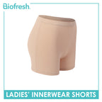 Biofresh Ladies’ Antimicrobial Innerwear Mid Rise Shorts 4" 1 piece ULBC1