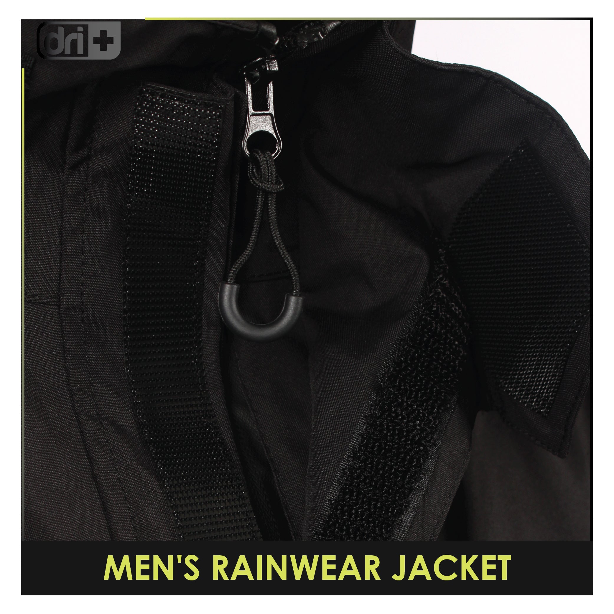 Dri Plus Men’s Lightweight Quick Dri Rainstorm Waterproof Rainwear Jackets 1 piece DMRWJ531