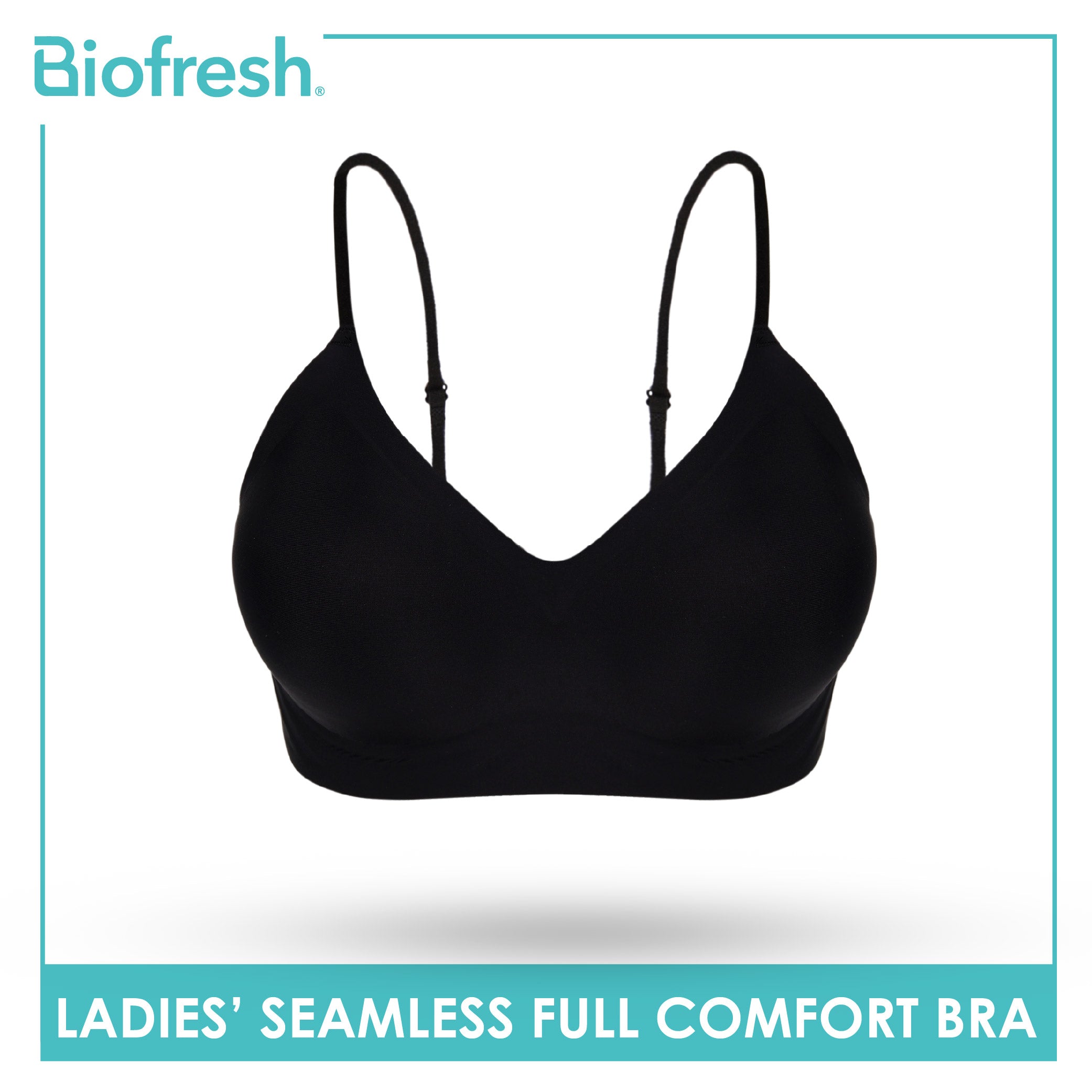 Biofresh Ladies’ Seamless Full Comfort Bra 1 piece ULBR623