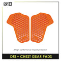 Dri Plus Men's Chest Gear Pads 1 pair AMGAC