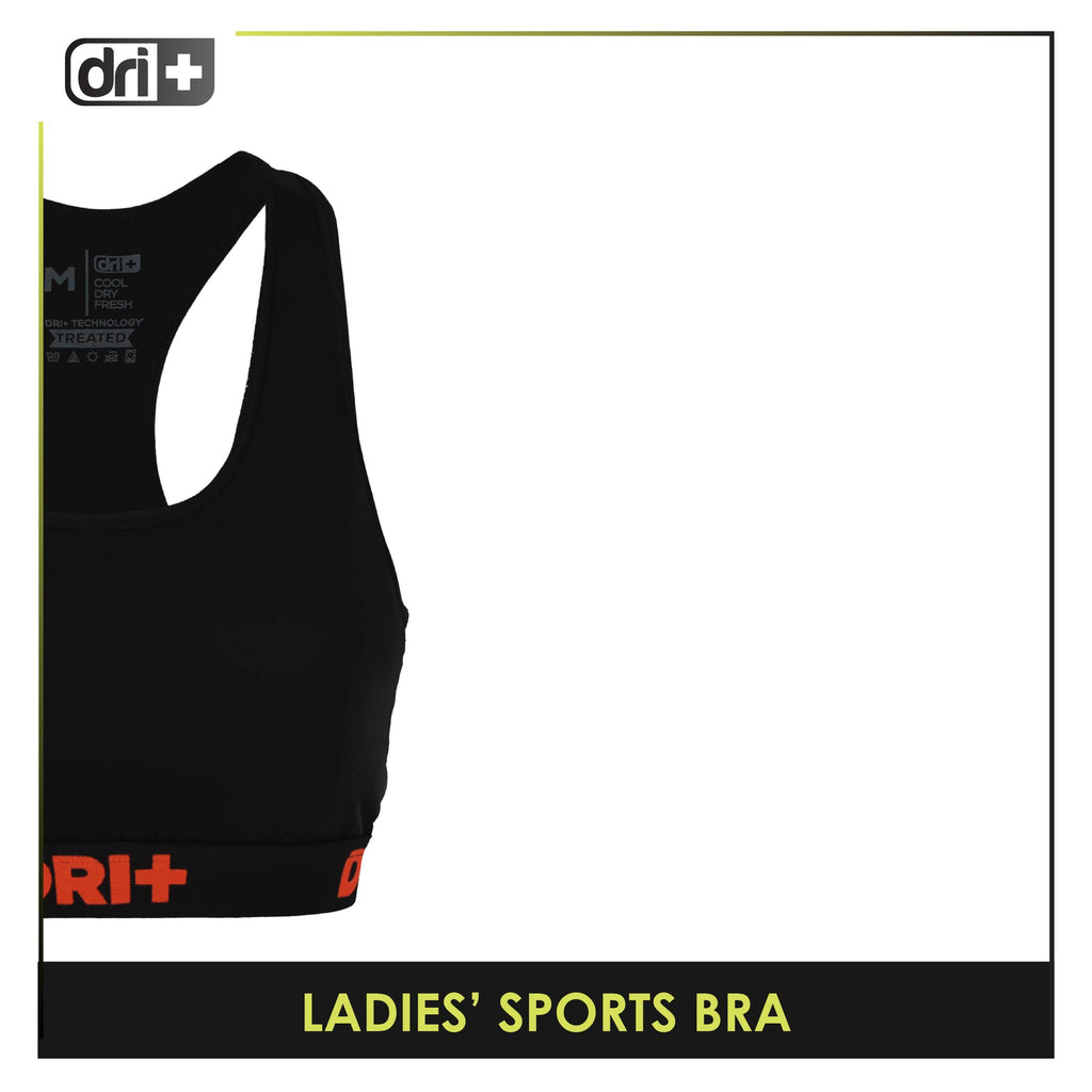 Dri plus Ladies’ Sports Bra 1 piece DULBR4201