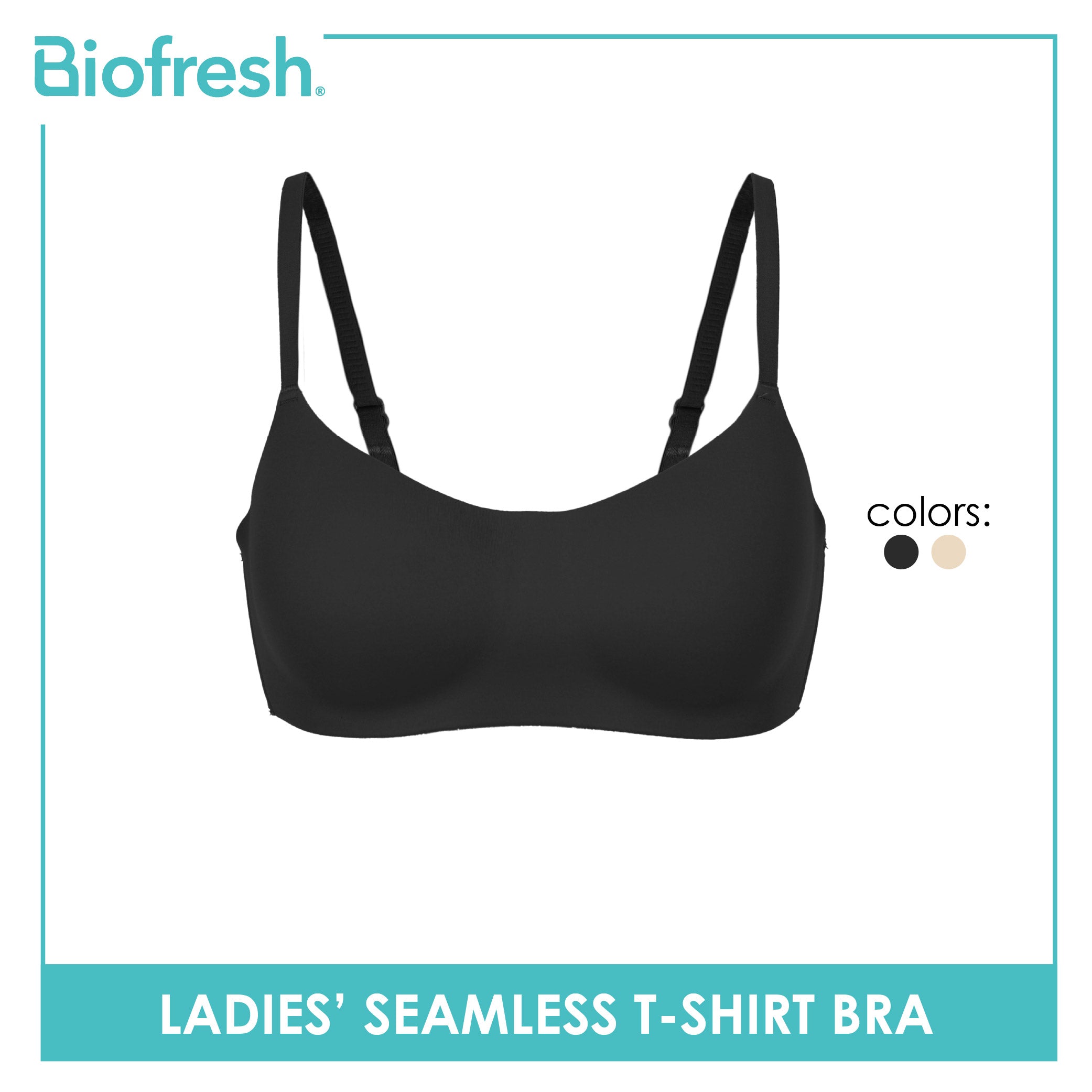 Biofresh Ladies’ Seamless T-Shirt Bra 1 piece ULBR534