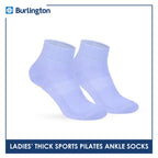 Burlington Ladies’ Pilates Thick Sports Ankle Socks 1 pair BLGS631