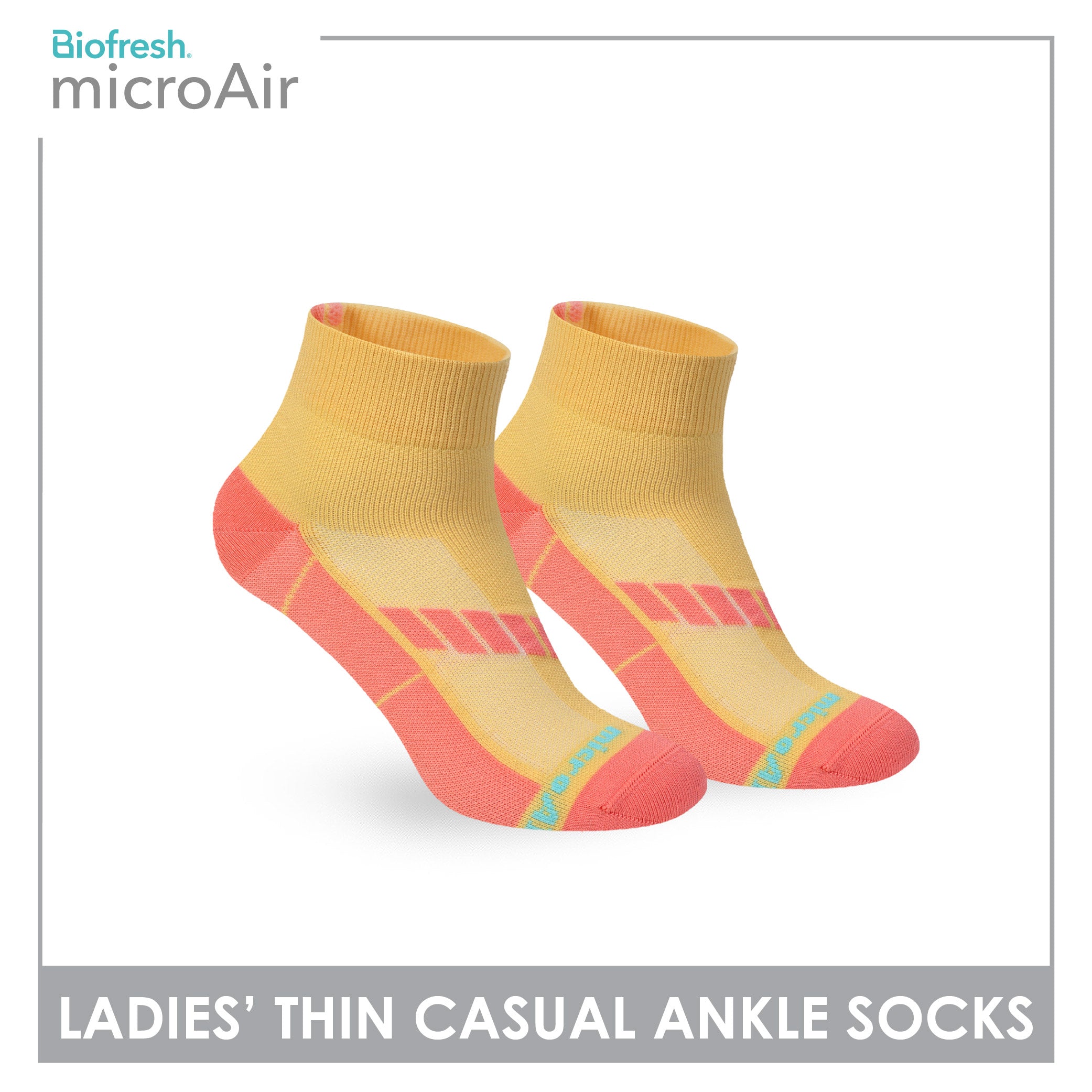Biofresh Microair Ladies’ Thin Casual Ankle Compression Socks 1 pair MLCP611
