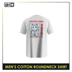 Dri Plus Men’s Doripurasu Anti-Odor Sweat Wicking Cotton Roundneck Shirt 1 piece DUMSRC616