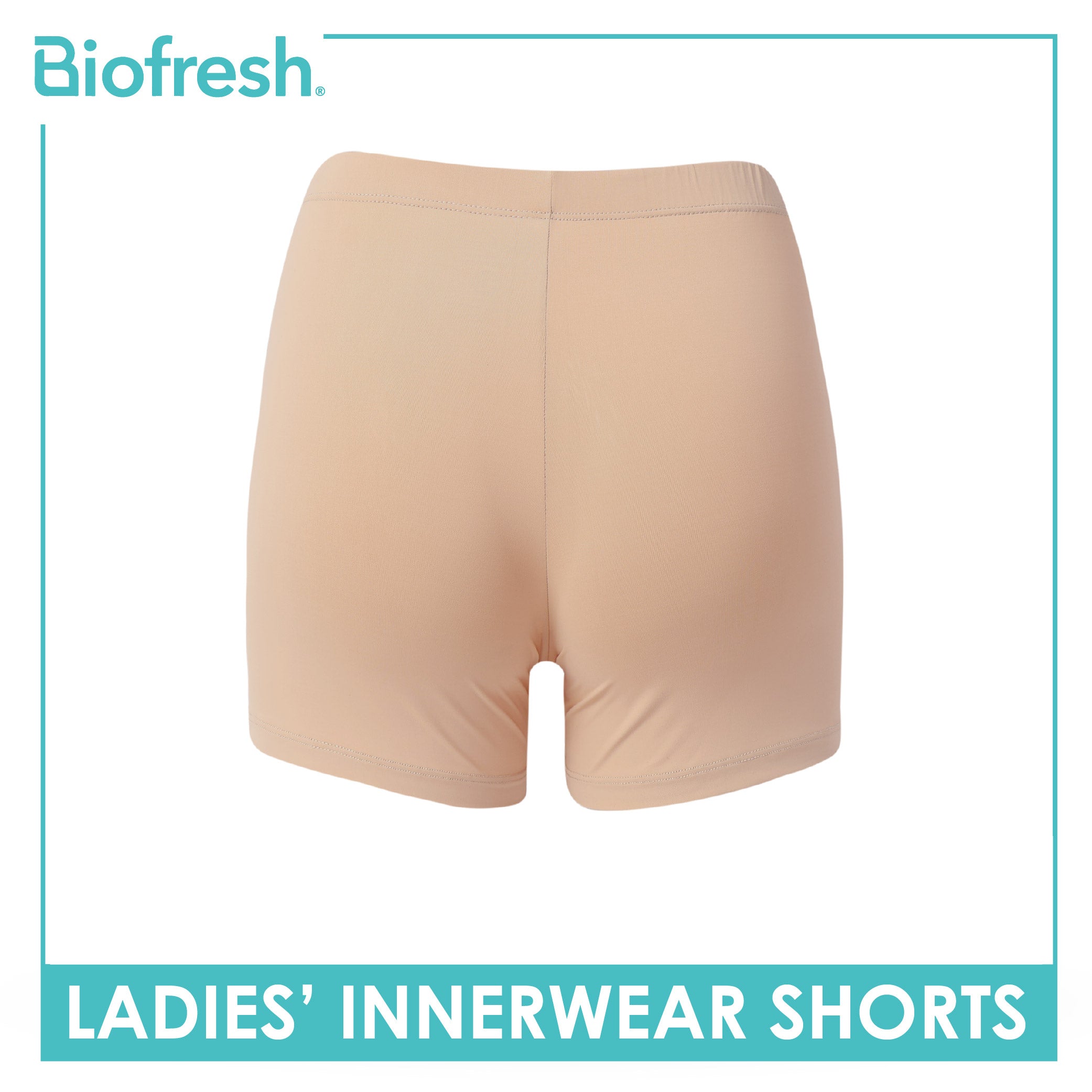 Biofresh Ladies’ Antimicrobial Innerwear Mid Rise Shorts 4" 1 piece ULBC1