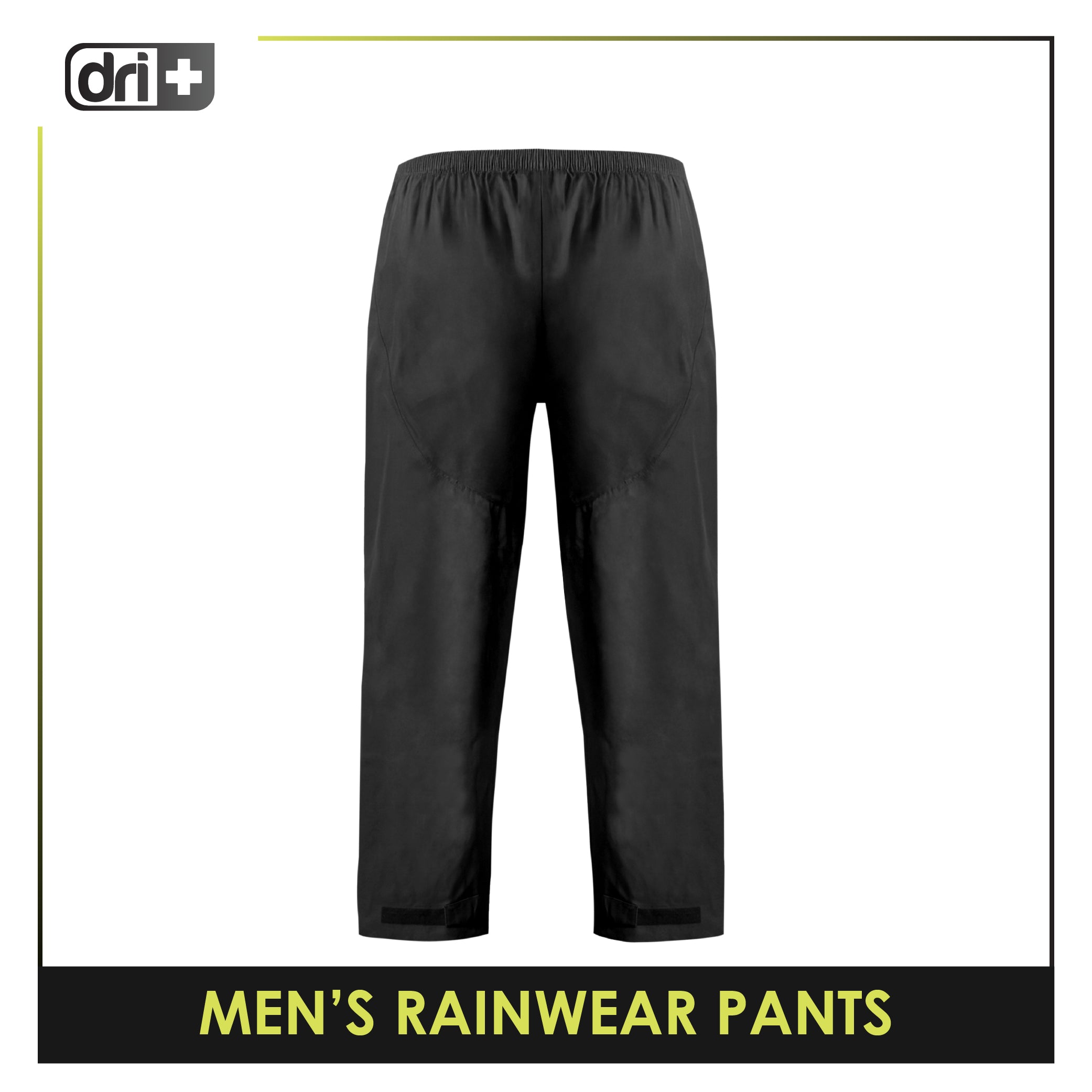 Dri Plus Men’s Lightweight Quick Dri Rainstorm Waterproof Rainwear Pants 1 piece DMRWP531