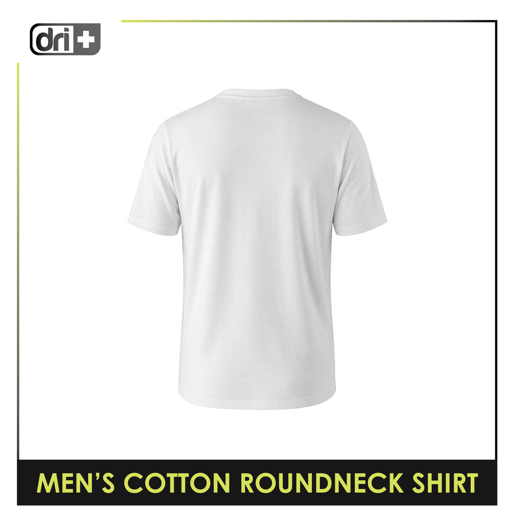 Dri Plus Men’s Anti-Odor Sweat Wicking Cotton Rideology Roundneck Shirt 1 piece DUMSRC613