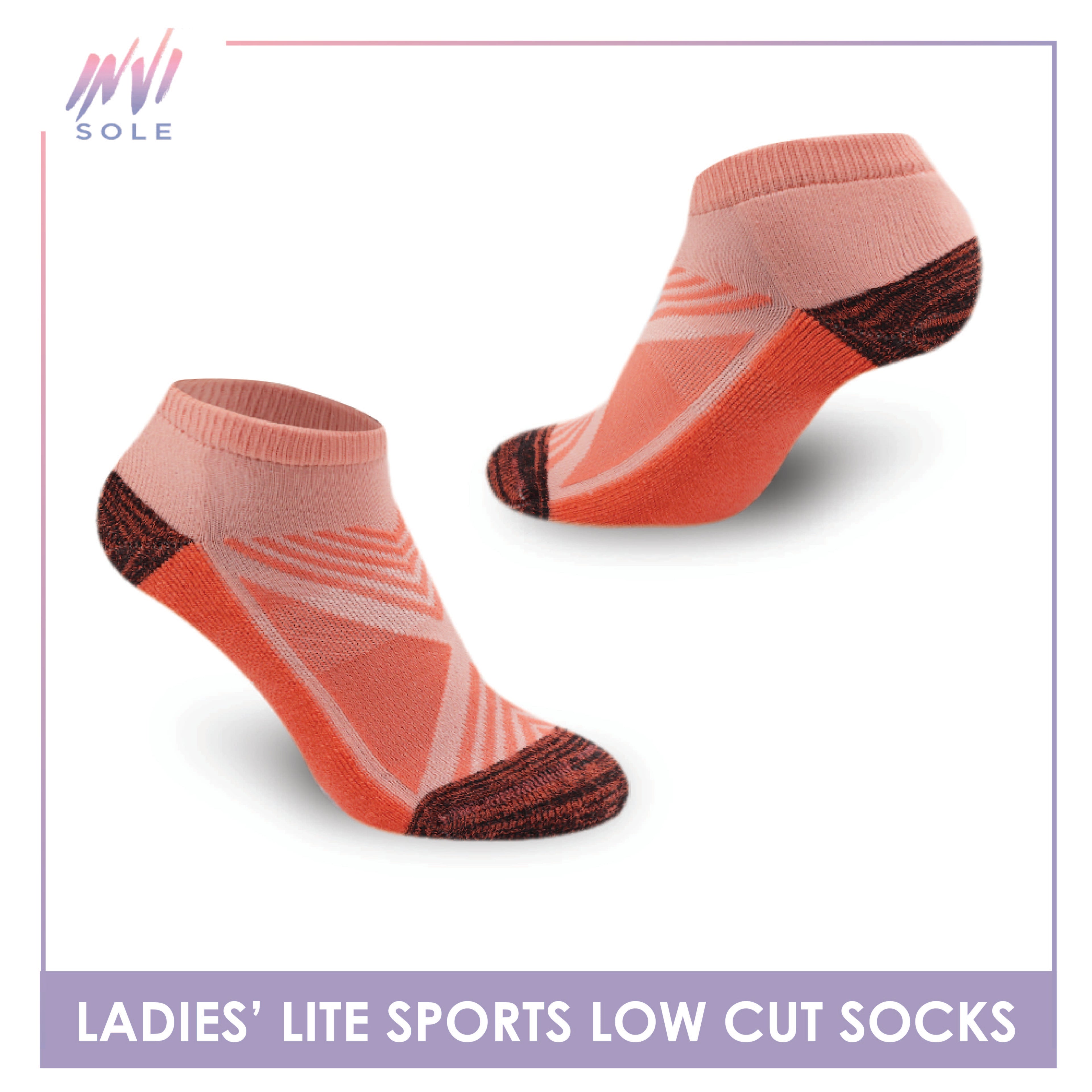 Burlington Ladies’ Invisole Lite Thick Sports Low Cut Socks 1 pair XLVS3301
