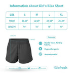 Biofresh Active Kids Girls AirDry Motion Shorts 1 piece MUGSH611
