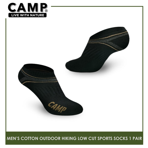 Camp CMS1101 Men's Cotton Blend Outdoor Hiking Lowcut Thick Sports socks 1 pair (6600523874409)