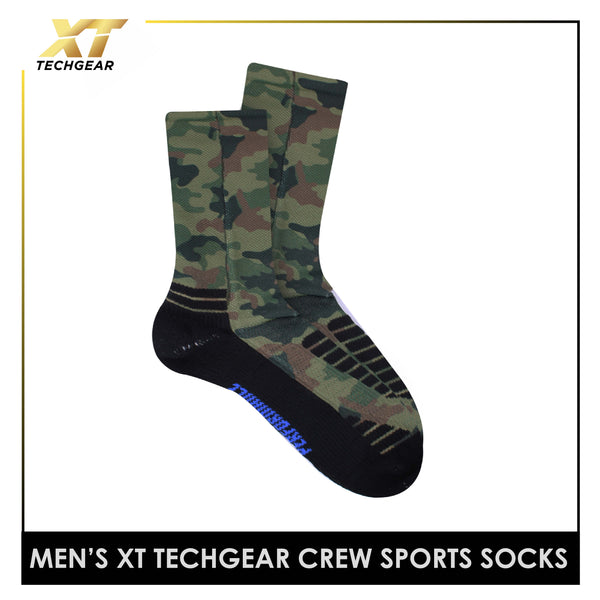Burlington BMELTBT350 Men's B1T1 Techgear Thick Sports Crew/Ankle socks 1 pair (6575252832361)