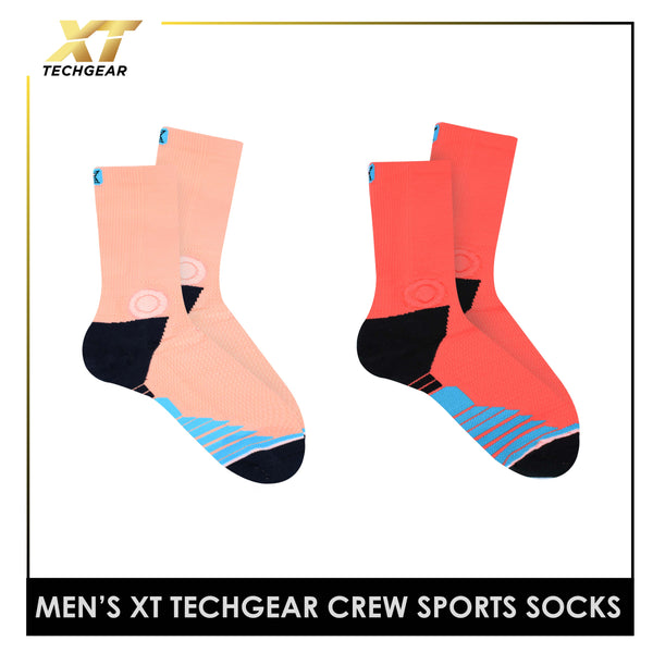 Burlington BMELTBT350 Men's B1T1 Techgear Thick Sports Crew/Ankle socks 1 pair (6575252832361)