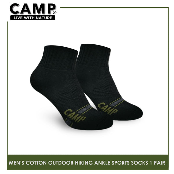 Camp CMS1103 Men's Cotton Blend Outdoor Hiking Ankle Thick Sports socks 1 pair (6601204138089)