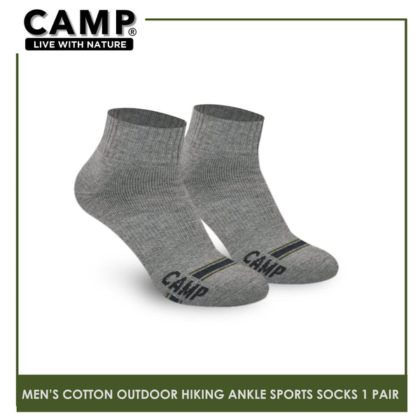 Camp CMS1103 Men's Cotton Blend Outdoor Hiking Ankle Thick Sports socks 1 pair (6601204138089)