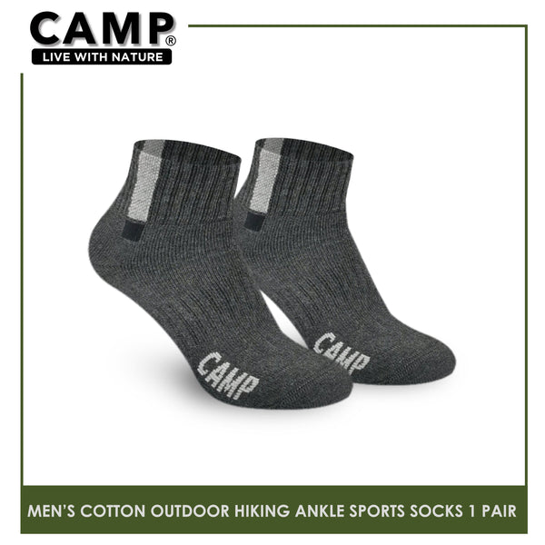 Camp CMS1107 Men's Cotton Blend Outdoor Hiking Ankle Thick Sports socks 1 pair (6601244868713)