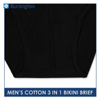 Burlington Men's Cotton Bikini Brief 3 pieces in a pack GTMBSG1