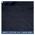 Burlington Men's Cotton Bikini Brief 3 pieces in a pack GTMBSG1