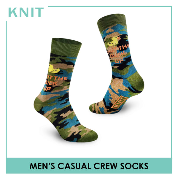 KNIT KMC1809 Men's Casual Crew Socks (6540421529705)