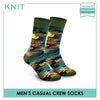 KNIT KMC1809 Men's Casual Crew Socks