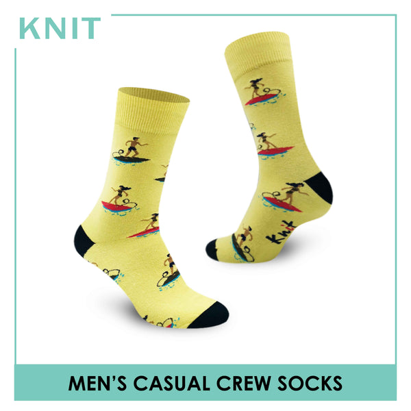 KNIT KMC1812 Men's Casual Crew Socks (6540428738665)
