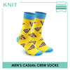 KNIT KMC1817 Men's Casual Crew Socks