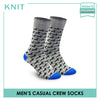 KNIT KMC1834 Men's Casual Crew Socks