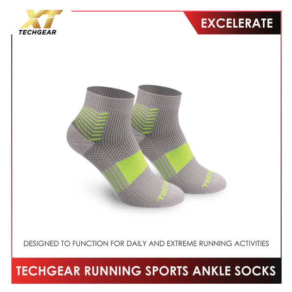 Burlington Men’s TechGear Excelerate Running Thick Sports Ankle Socks 1 pair TGMR2101