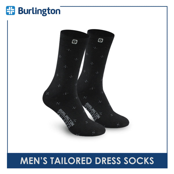 Burlington Men's Cotton Tailored Dress Crew Socks 1 pair BMTE2401