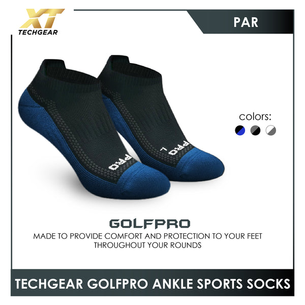 Burlington Men's Techgear Golf Pro Thick Sports Ankle Socks 1 Pair TGMGV0401