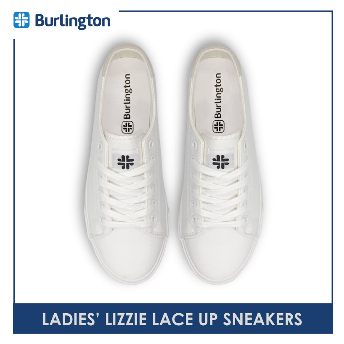 Burlington Ladies' Lizzie Low Cut Lace Up Sneaker Shoes HLH2402