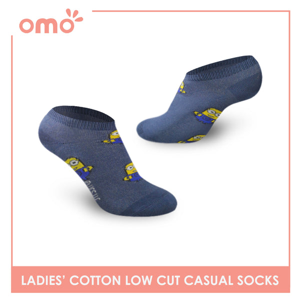OMO OLCDM9405 Ladies Cotton Low Cut Casual Socks 1 Pair (4560123920489)