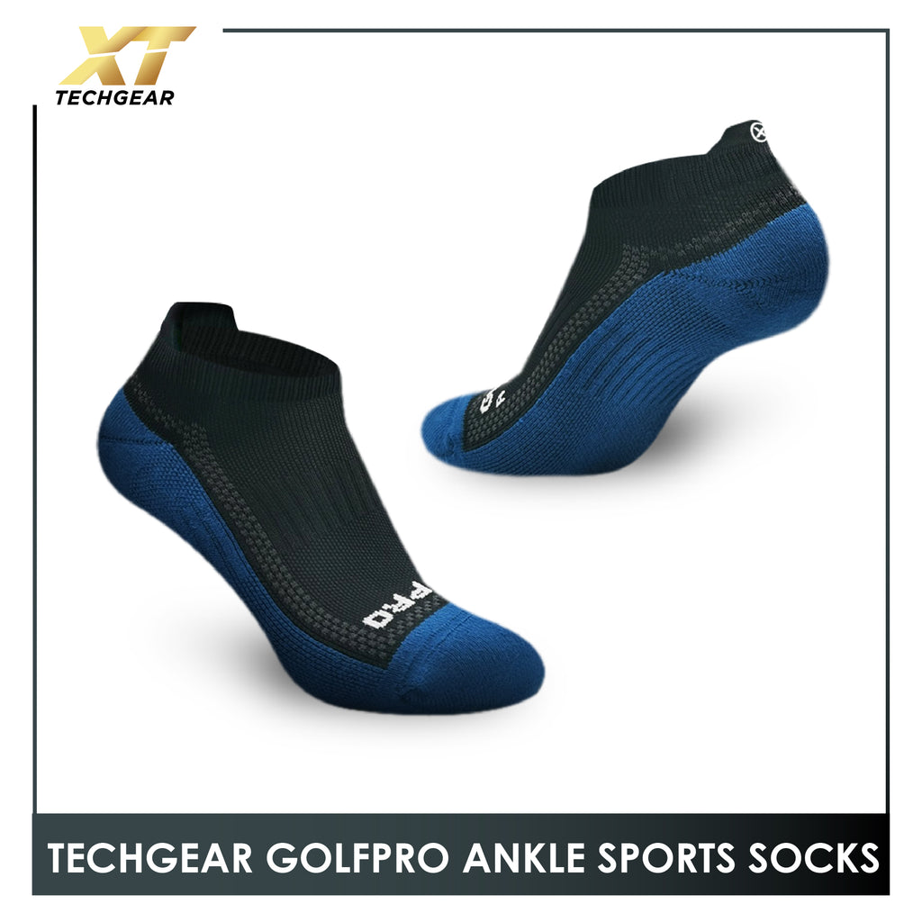 Burlington Men's Sports Techgear Extreme Performance (Golf Pro) Ankle Socks TGMGV0401