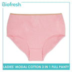 Biofresh Ladies' Antimicrobial Modal Cotton Full Panty 3 pieces in a pack ULPRG1101