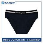 Burlington Men's Cotton Bikini Brief 3 pieces in a pack GTMBSG1