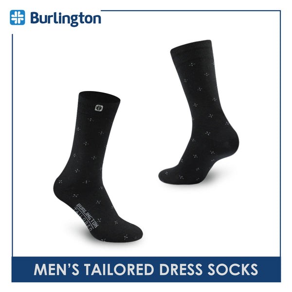 Burlington Men's Cotton Tailored Dress Crew Socks 1 pair BMTE2401