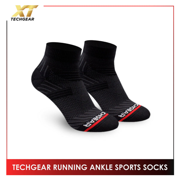 Burlington Men's Techgear Running Thick Sports Ankle Socks  Sports Socks TGMRV0402