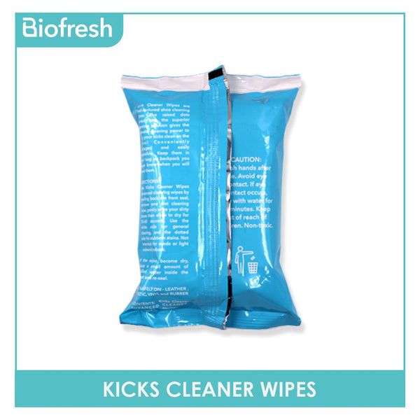 Kicks Sneaker Cleaner Disposable Wipes 1 pack FMSCW1201