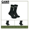 Camp CMS1105 Men's Cotton Blend Outdoor Hiking Crew Thick Sports socks 1 pair