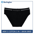 Burlington Men's Cotton Bikini Brief 3 pieces in a pack GTMBSG1