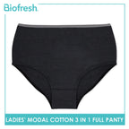 Biofresh Ladies' Antimicrobial Modal Cotton Full Panty 3 pieces in a pack ULPRG1101