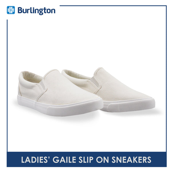 Burlington Ladies' Gaile Low Cut Canvas Slip-on Sneaker Shoes HLH2403