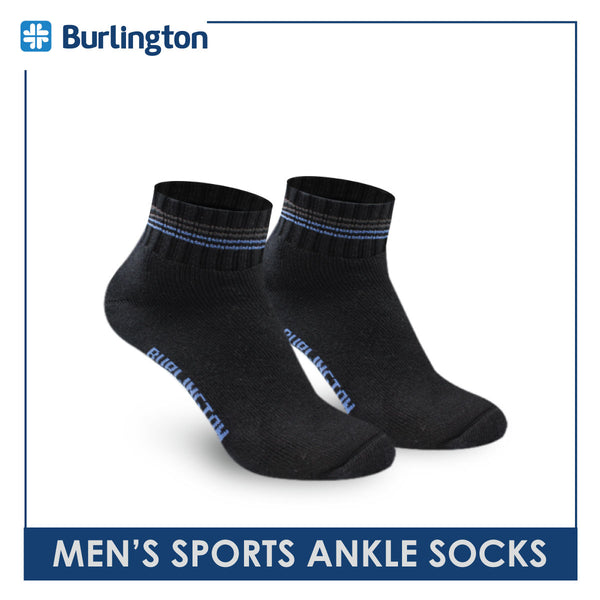 Burlington Men's Cotton Thick Sports Ankle Socks Sports Socks 1 pair BMS2402